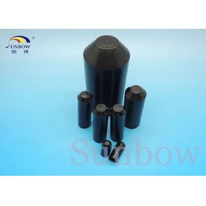 PE Heatshrink adhesive lined end cap for cable , Hot Melt Glue