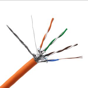 23awg 650mhz LSZH CAT7 LAN Cable , Cat 7 Shielded Ethernet Cable