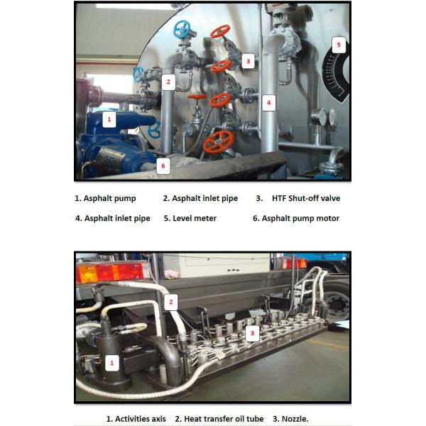 ZZ1167M4611W Asphalt Road Construction Equipment / Bitumen Sprayer Truck