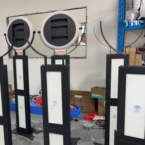 Wedding Party IPad Photo Booth Metal Customized Logo For Event