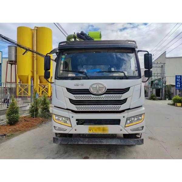 2023 Zoomlion Concrete Pump Truck 38 Meters Installed FAW Jiefang Chassis For Sale
