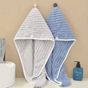 Soft Candy Bar Hair Towel Cap – Microfiber, Quick-Drying & Lightweight