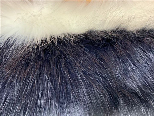 Short Style Violet Ombre Ladies Faux Fur Coats Collarless Fashion Design