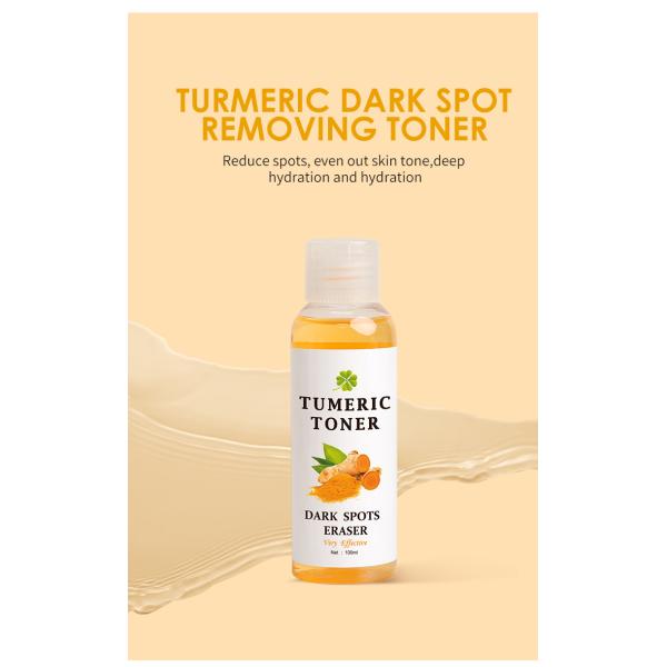 Wholesale Moisture Whitening Turmeric Toner Safety Effective Anti-acne Brightening Firming Skin Corrector Face Skin