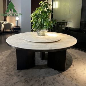 Modern Kitchen White Dining Table And Green Chairs Swivel Round Dining Table