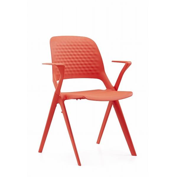 Buy OEM Modern Plastic Dining Chairs Sleek Plastic Canteen Chairs at wholesale prices