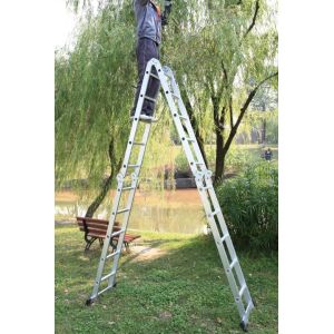 Portable 5.8m 4x5 Aluminium Scaffolding Ladder