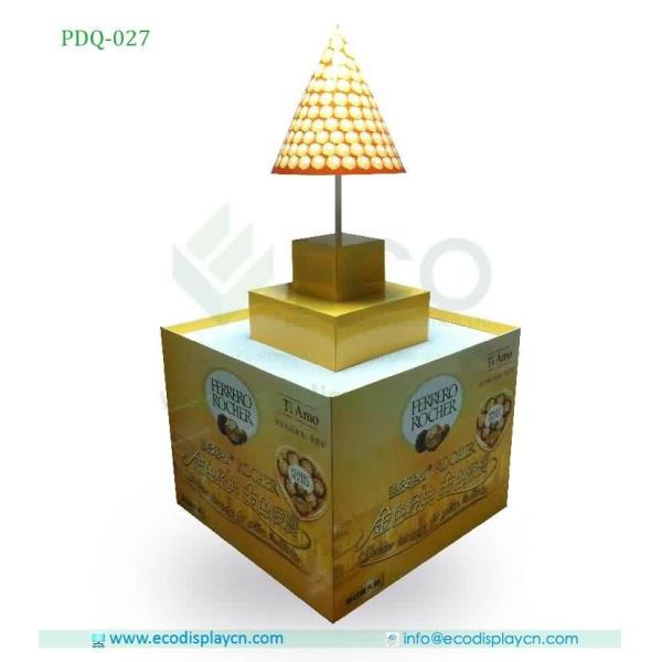 Chocolate Point Of Purchase Cardboard Display For Supermarket