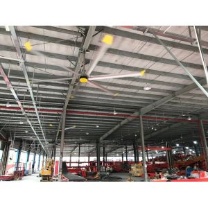 Big Industrial Pmsm Hvls Ceiling Fan 7.3m For Air Cooling Ventilation