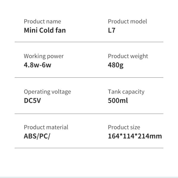2024 Portable Evaporative Air Cooler for Room and Office Cooling Needs