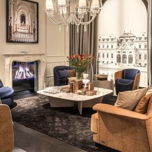 Rectangle Customized Coffee Table 1000mm Marble Luxury Couchtisch