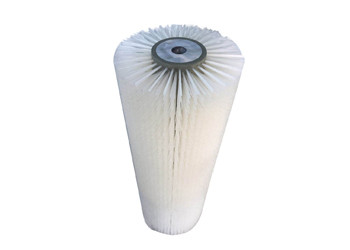 Buy White / Yellow Glass Washer Brush Nylon Bristle Cleaning Brush Roller at wholesale prices