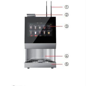 Close Loop Control Espresso Automatic Vending Coffee Machine With Pressure