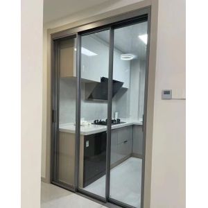 Quality Lightweight Aluminium Doors Insulation Customized Aluminum Metal Sliding Door for sale