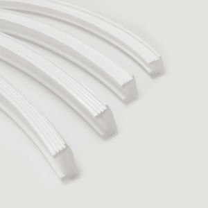 Custom Flexible Waterproof White Black Silicone LED RGB Ribbon Neon