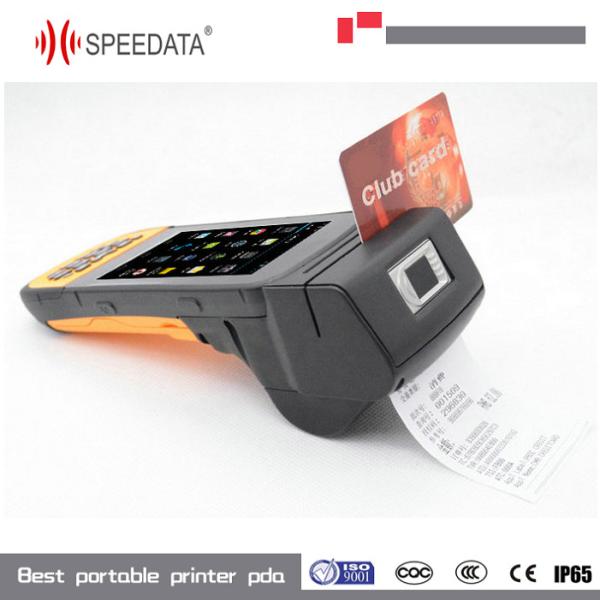 Handheld Barcode Data Terminal Scanner Portable Thermal Printer With Display