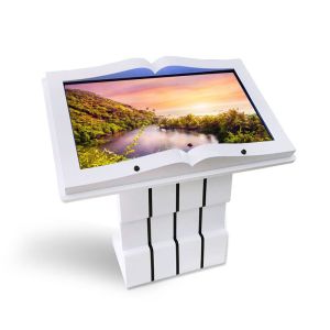 450cd / M2 Digital Signage Interactive Displays For Library Book Record List