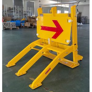 Rubber Collapsible Anti Ram Barrier Mandatory Vehicle Stop