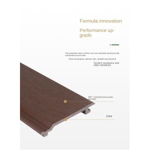 Fireproof WPC Wall Panel 145x20.5mm for Outdoor Cladding