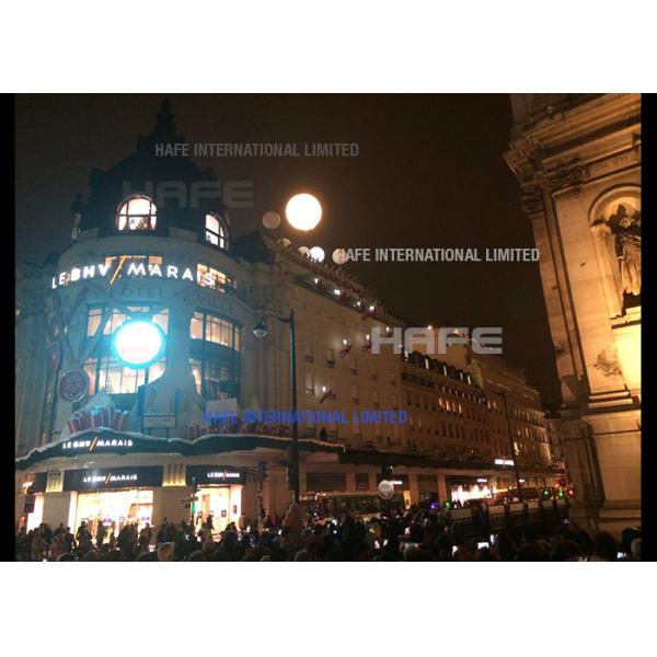 HMI Helium Balloon Lights 4800 Watt , Giant Helium Filled Lighting Balloons For Wedding