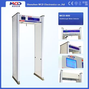 Quality 6.0&quot; LCD Screen 8/10 zones Archway Metal Detector with fire-proof plate material for sale