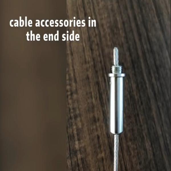 Horizontal Stainless Cable Balustrade Handrail For Balcony Stair Hand Railings Systems