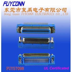 36 Pin Centronic PCB Right Angel Female Printer connector with Jack Screws and Board Lock