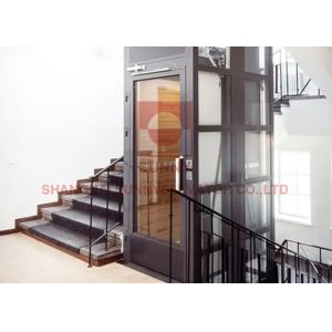 Stainless Steel 304 Passenger Elevator Home Elevator Lift 2 - 4 Floors