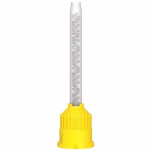 Dental Disposable Intral Oral Tip Dentist Tool Yellow Color Impression Mixing