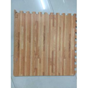 China SGS Certification 10mm Soft Wood Look Interlocking Foam Tiles on sale
