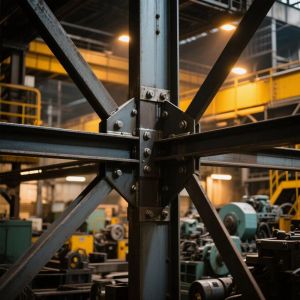 Prefabricated Steel Structure Warehouse with Large Span Design