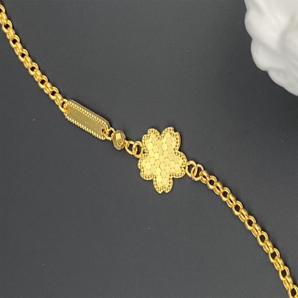 Sparkling Rose Gold Diamond Heart Bracelet