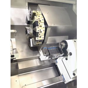 500mm Machining Length CNC Turn Mill Machine With Y Axis Power Turret Hard Rail