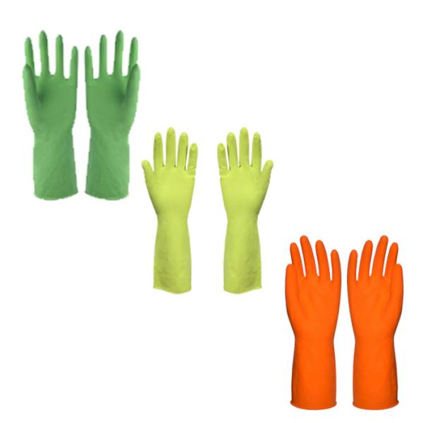 Latex Puncture Resistant Xl Household Dishwashing Gloves