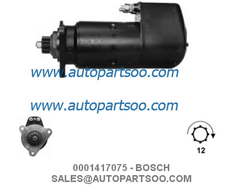 0001416002 0041516001 - BOSCH Starter Motor 24V 6.6KW 12T MOTORES DE ARRANQUE