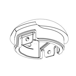 Wear Resistant Transparent Earphone Terminal (1*8) No.23570-C