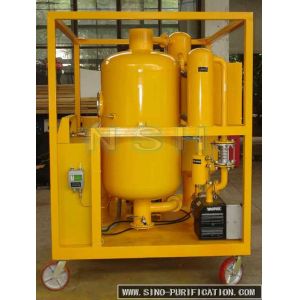 Demulsification Dehydration Lube Oil Purifier / Lube Oil Filtration System oil
