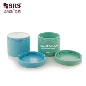 100g Round Shape Custom Injection Color PP Material Recycled Cream Cosmetic Jar