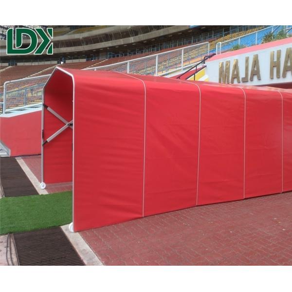 Professional Outdoor Football Player Tunnel Height Galvanized Steel AntiRust Material