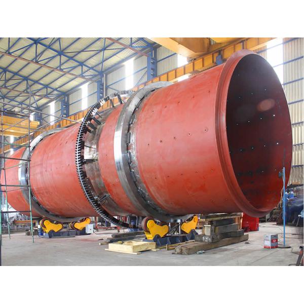 Industrial Small Rotary Dryer Energy Saving High Running Rate Long Service Life