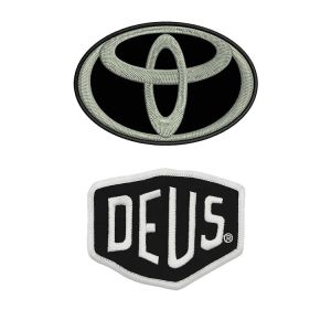 Washable Stick On 3D Logo Embroidery Patch Brownie Sash Badges