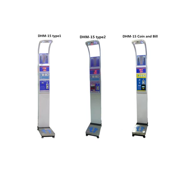Muti Functional Coin Operated Weighing Scales With 200cm Height Range High