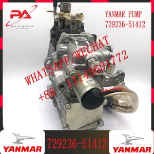 3TNV88 Diesel Engine Spare Parts Fuel Injection Pump 729236-51412