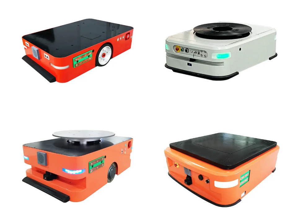 Quality Autonomous Automatic Guided Vehicles 200kg Load Capacity Agv Piggyback Robot for sale
