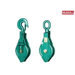 China Alloy Steel Snatch Block Pulley With Hook Or Eye Type Snatch Block 2 Ton on sale