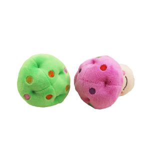 Creative 10cm Vocal Mushroom Plush Toys For Pet