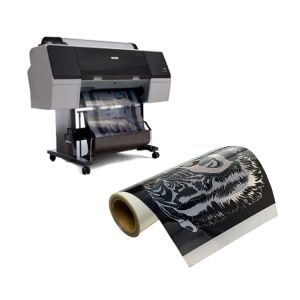 China Large Format Milky Transparent Digital Screen Print Film Waterproof on sale