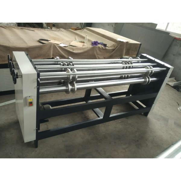 Manual Feeding Six Bar Slitter Scorer Machine For Corrugated Carton Box
