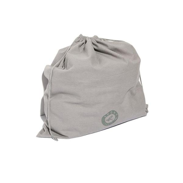 Grey Printed Portable Velvet Drawstring Bags Non Woven ODM OEM Service