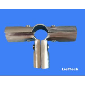 Quality T Shape Vertical Chrome Tubing And Fittings Joint Connector for sale